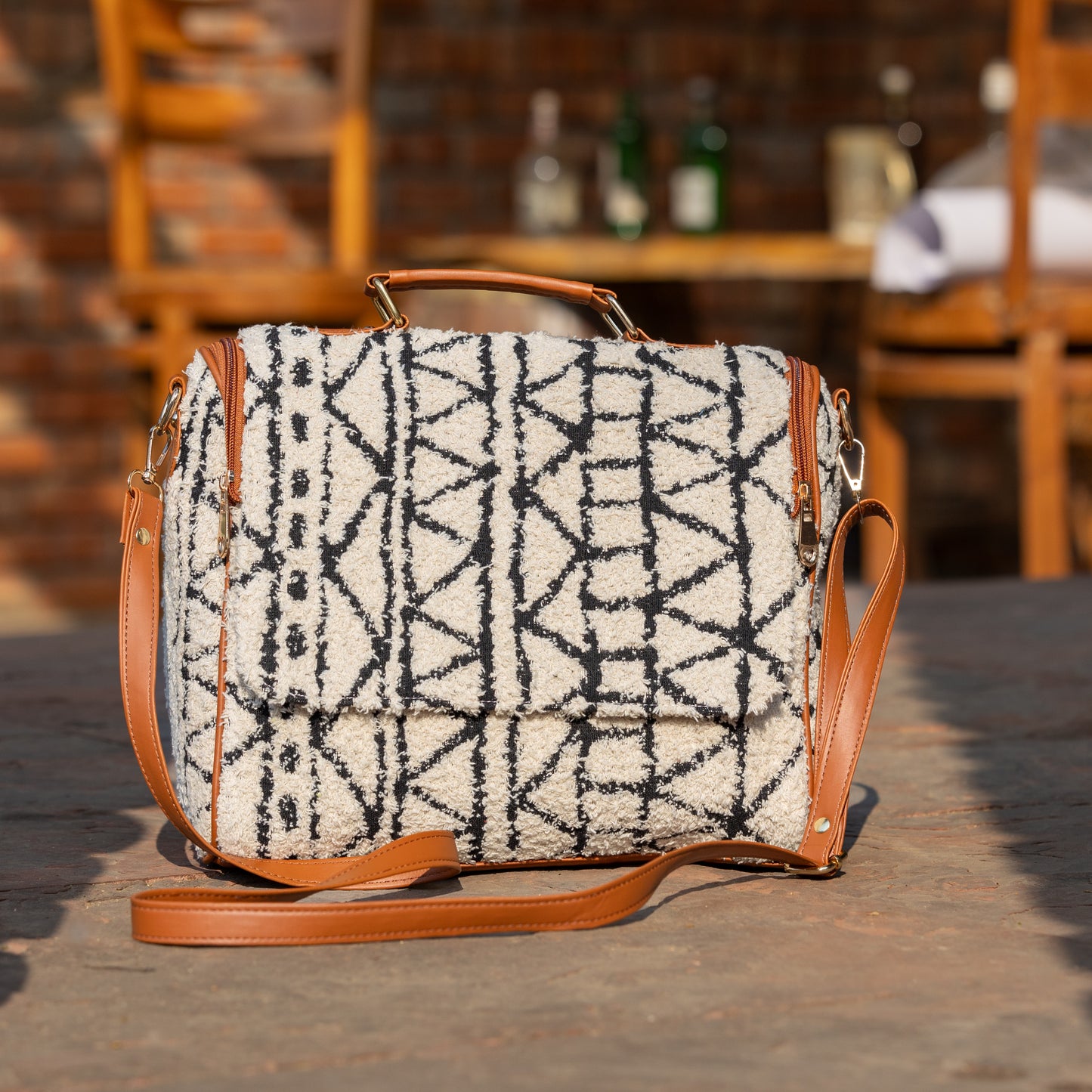 Jacquard Sling Bags