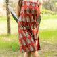 Hand Block Bagru Printed Straight Neck Dress