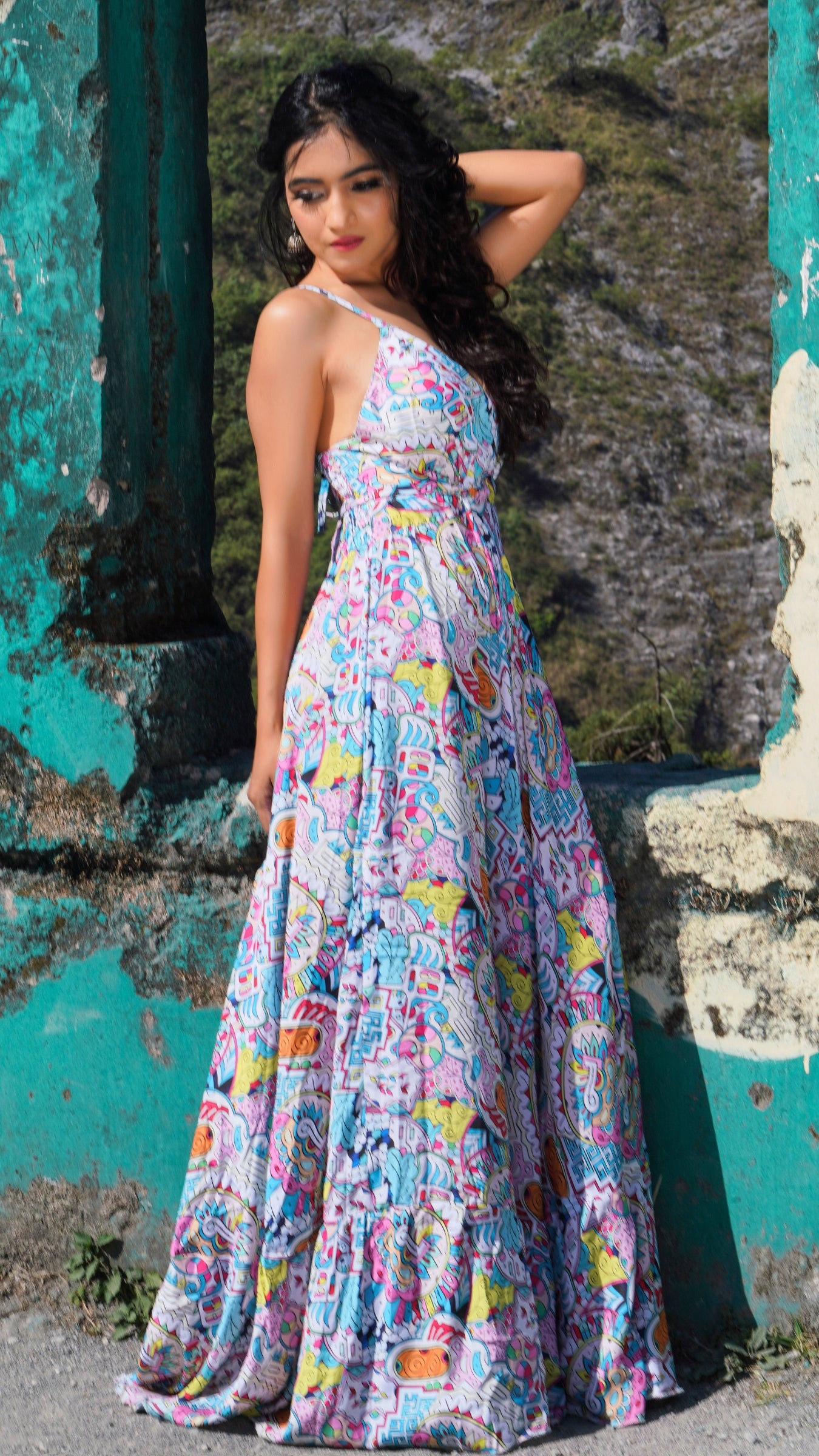 BOHO V-Neck Maxi Dress