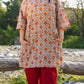 Hand Block Kalamkari Marigold Print Co-Ord Set